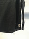 MARC POINT - MARCANDCRAM / RAW EDGE TEE LONG SLEEVE / BLACK