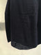 MARC POINT - MARCANDCRAM / RAW EDGE TEE LONG SLEEVE / NAVY