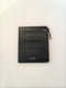 MASTERY / CARD HOLDER ZIPPER WALLET WAXED / BLACK