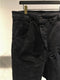 MARC POINT / LOW CROTCH DENIM PANTS / USED BLACK