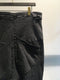 MARC POINT / LOW CROTCH DENIM PANTS / USED BLACK