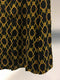 WAXMAN BROTHERS / OPEN COLLAR SHIRT / BLACK-YELLOW
