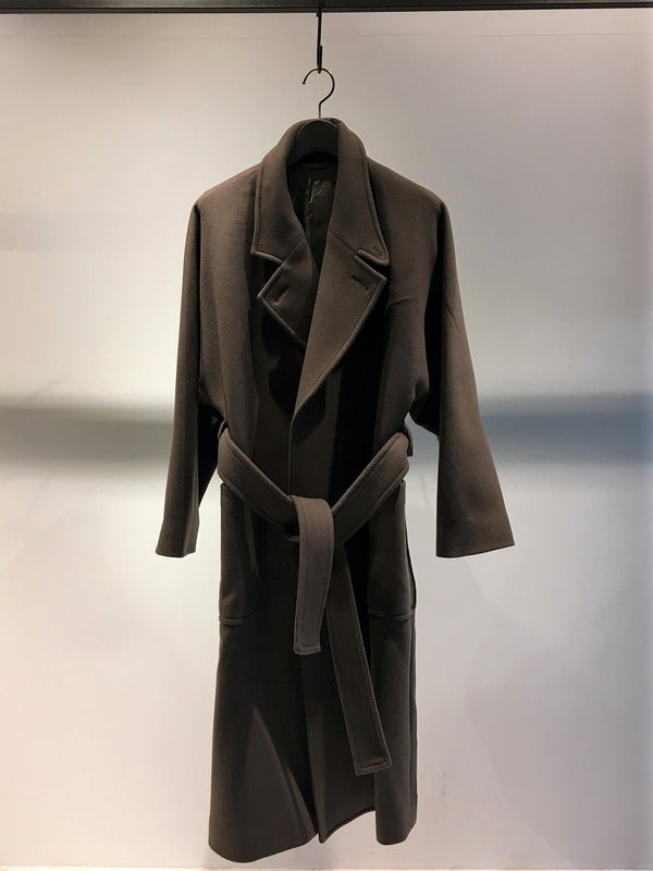 RAINMAKER / WRAP COAT / MOCHA