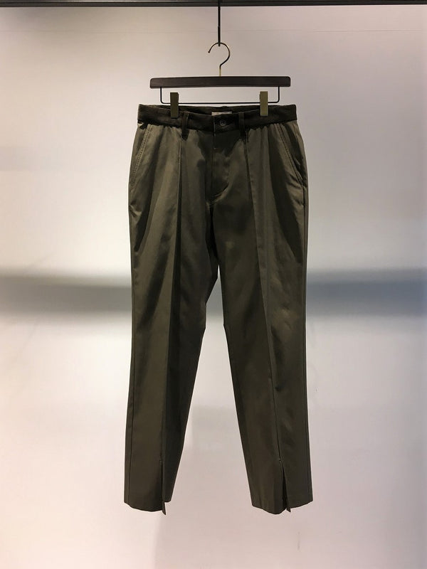 MAISON MILL / SLIT PANTS / UMBER