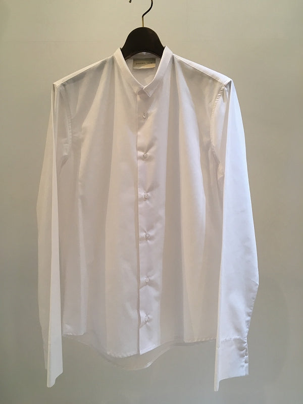 SARTORIAL MONK / NARROW COLLAR SHIRT / WHITE