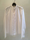 SARTORIAL MONK / NARROW COLLAR SHIRT / WHITE