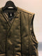 DAVID CATALAN / WOOL QUILTED VEST / OLIVE