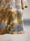 DAVID CATALAN / TIE DYE JERSEY SHORT SLEEVE / CAMEL-GREY