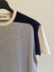 QBISM / PATCHWORK RAGLAN SLEEVE T-SHIRT /