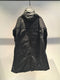 NIL MANCE / PACKABLE HOODED NYLON LONG COAT / BLACK