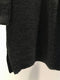 LA HAINE INSIDE US / HIGH NECK LONG KNIT / CHARCOAL