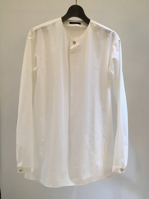 QASIMI / WRAP SHIRT / WHITE