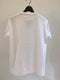 QBISM / DENIM TRIANGLE T-SHIRT / WHITE