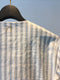 NOURHAGE / QAMIS BASIC SHIRT / CREAM&BLUE
