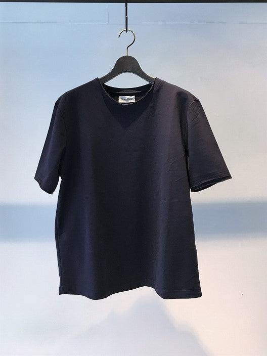 NOURHAGE / EMBROIDERY TEE S/S / AUBERGINE