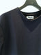 NOURHAGE / EMBROIDERY TEE S/S / AUBERGINE