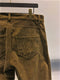 J-B-J / HAND EMBROIDERY CORDUROY PANTS / OLIVE
