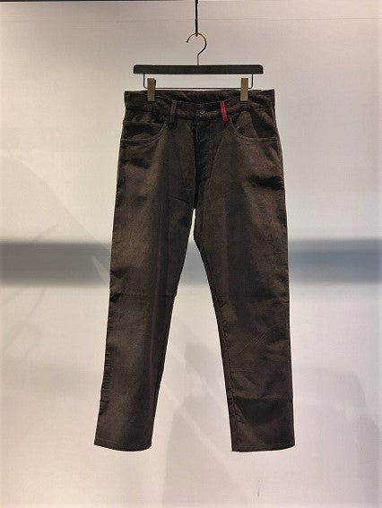 J-B-J / HAND EMBROIDERY CORDUROY PANTS / D-BROWN