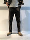J-B-J / HAND EMBROIDERY CORDUROY PANTS / D-BROWN