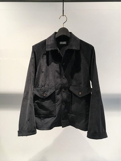 BIRO-SHOTEN / CORDUROY SHORT BLOUSON / BLACK