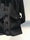 BIRO-SHOTEN / CORDUROY SHORT BLOUSON / BLACK