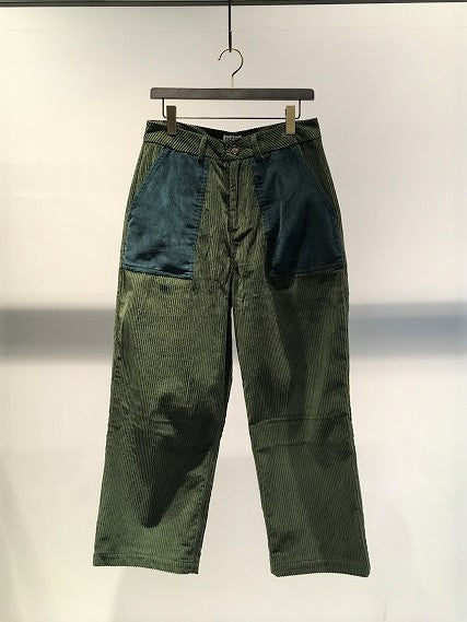 BIRO-SHOTEN / CORDUROY WORK TROUSERS / GREEN