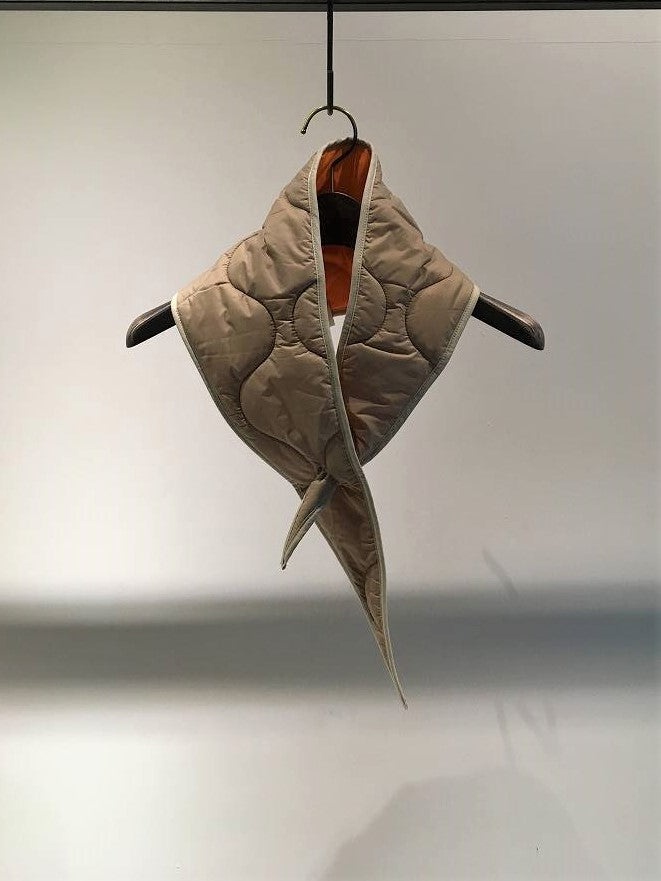 T_COAT / T FOULARD / BEIGE-ORANGE