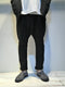 MARC POINT / LOW CROTCH JERSEY PANTS / BLACK