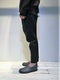 MARC POINT / TAPERED EASY PANTS / BLACK