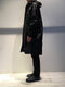 NIL MANCE / PACKABLE HOODED NYLON LONG COAT / BLACK