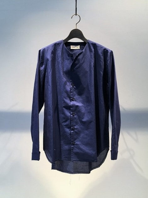 NOURHAGE / QAMIS BASIC SHIRT / NAVY