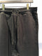 MARC POINT / LOW CROTCH JERSEY PANTS / BLACK
