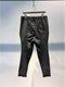 MARC POINT / TAPERED EASY PANTS / BLACK