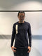MARC POINT - MARCANDCRAM / RAW EDGE TEE LONG SLEEVE / NAVY