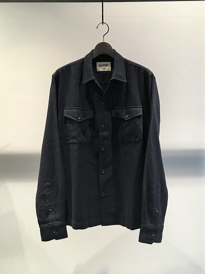 KARDO / DAMIEN MILITARY OVER SHIRT / DARK-NAVY