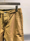 BIRO / PANELLED MOLESKIN PANTS / OLIVE