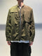 NILMANCE / SHIRT BLOUSON DETACHABLE COLLAR / OLIVE