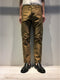 BIRO / PANELLED MOLESKIN PANTS / OLIVE