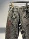 CORELATE / DYED TWEED EASY PANTS / NERO