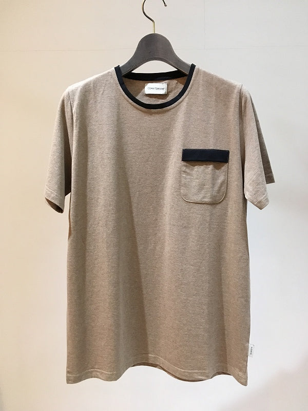 OLIVER SPENCER / ENVELOPE TEE / BEIGE