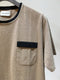OLIVER SPENCER / ENVELOPE TEE / BEIGE
