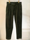 OLIVER SPENCER / PLEAT TROUSER / GREEN