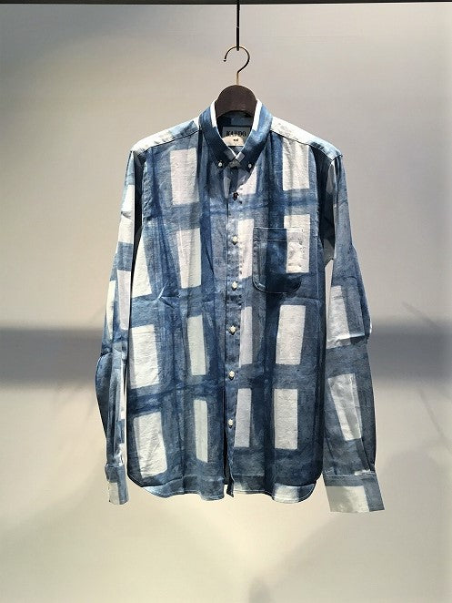 KARDO / ADRIEN LONG SLEEVE SHIRT / INDIGO