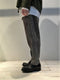 CORELATE / DYED TWEED EASY PANTS / NERO