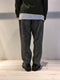 CORELATE / DYED TWEED EASY PANTS / NERO