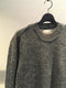 MARC POINT / RAW EDGE LONG CREW NECK KNIT / GREY