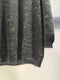 MARC POINT / RAW EDGE LONG CREW NECK KNIT / GREY