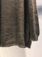 MARC POINT / RAW EDGE LONG CREW NECK KNIT / SAND