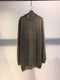 MARC POINT / RAW EDGE LONG CREW NECK KNIT / SAND
