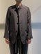 RAINMAKER / OFFICER COLLAR JACKET / CHARCOAL